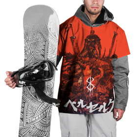 Накидка на куртку 3D с принтом Гатц Берсерк на телах своих врагов клеймо в Петрозаводске, 100% полиэстер |  | anime | berserk | gats | gatsu | manga | аниме | берсерк | бирсерк | гатц | клеймо | манга