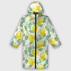 Дождевик унисекс 3D с принтом Лимоны 3d в городе Новоалтайск,  |  | 3d | background | branches | citrus | flowers | lemon | lemon tree | lemons | pattern | plant | tree | yellow | ветви | дерево | желтый | лимон | лимонное дерево | лимоны | листья | паттерн | растение | фон | цветы | цитрусы