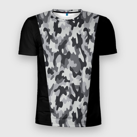 Мужская футболка 3D Slim с принтом Стиль   Камуфляж в Новосибирске, 100% полиэстер с улучшенными характеристиками | приталенный силуэт, круглая горловина, широкие плечи, сужается к линии бедра | военный | камуфляж | маскировка | милитари | стиль камуфляж | тренды | хаки