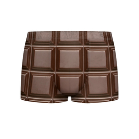 Мужские трусы 3D с принтом Шоколадная плитка в Курске, 50% хлопок, 50% полиэстер | классическая посадка, на поясе мягкая тканевая резинка | горький шоколад | плитка шоколада | темный шоколад | шоколад | шоколадная плитка