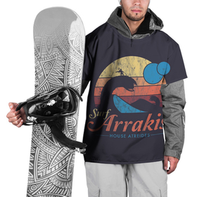 Накидка на куртку 3D с принтом Дюна Арракис , 100% полиэстер |  | Тематика изображения на принте: surf arrakis | арракис | дом артрейдесов | дюна | пустыня