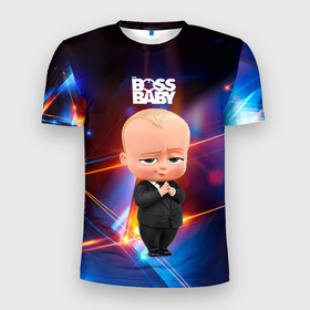 Мужская футболка 3D Slim с принтом Босс молокосос (деловой стиль) в Екатеринбурге, 100% полиэстер с улучшенными характеристиками | приталенный силуэт, круглая горловина, широкие плечи, сужается к линии бедра | Тематика изображения на принте: baby | boss | boss baby | босс | босс молокосос | маленький босс | малыш | мальчик | молокосос | ребенок