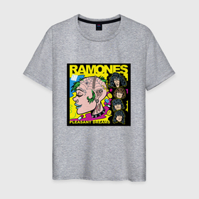 Мужская футболка хлопок с принтом Art Ramones , 100% хлопок | прямой крой, круглый вырез горловины, длина до линии бедер, слегка спущенное плечо. | alternative | music | punk | punkrock | ramones | ramons | rock | альтернатива | музыка | панк | панкрок | рамонс | рок