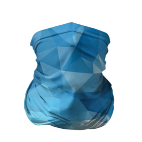 Бандана-труба 3D с принтом Цифровое небо в Белгороде, 100% полиэстер, ткань с особыми свойствами — Activecool | плотность 150‒180 г/м2; хорошо тянется, но сохраняет форму | абстракция | геометрический | градиент | грани | мозаика | полигоны | синий | текстура | треугольники | фон | цвет | яркий