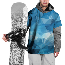 Накидка на куртку 3D с принтом Цифровое небо в Петрозаводске, 100% полиэстер |  | Тематика изображения на принте: абстракция | геометрический | градиент | грани | мозаика | полигоны | синий | текстура | треугольники | фон | цвет | яркий