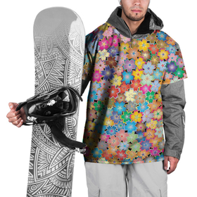 Накидка на куртку 3D с принтом цветы цветочки в Кировске, 100% полиэстер |  | Тематика изображения на принте: 8март | вечеринка | диджей | диско | квест | луг | март | паттерн | танцпол | техно | транс | цветы