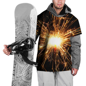 Накидка на куртку 3D с принтом фейерверк души в Петрозаводске, 100% полиэстер |  | Тематика изображения на принте: искры | праздник | салют | фейерверк | хлопушка