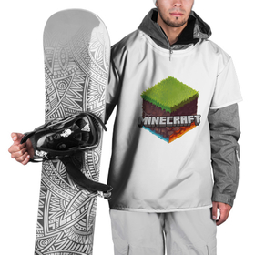 Накидка на куртку 3D с принтом Minecraft кубик , 100% полиэстер |  | Тематика изображения на принте: minecraft | дизайн | друзьям | игры | майнкрафт