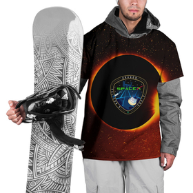 Накидка на куртку 3D с принтом SPACE X сингулярность в Кировске, 100% полиэстер |  | астрономия | галактика | горизонтсобытий | илонмаск | космос | марс | ракета | сингулярность | чёрнаядыра