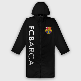 Дождевик унисекс 3D с принтом FC BARCA BLACK STYLE в городе Новоалтайск,  |  | barca | barcelona | fc barca | барка | барселона