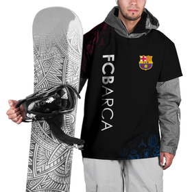 Накидка на куртку 3D с принтом FC BARCA CHEMPION , 100% полиэстер |  | barca | barcelona | fc barca | барка | барселона