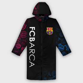 Дождевик унисекс 3D с принтом FC BARCA CHEMPION в городе Новоалтайск,  |  | barca | barcelona | fc barca | барка | барселона