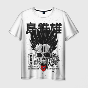 Мужская футболка 3D с принтом Акира   Akira в Санкт-Петербурге, 100% полиэфир | прямой крой, круглый вырез горловины, длина до линии бедер | 41 | akira | anime | акира | аниме | манга | нео токио | тецуо шима