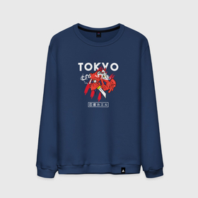 Мужской свитшот хлопок с принтом TOKYO STYLE в Санкт-Петербурге, 100% хлопок |  | tokyo | дракон | токио | япония | японцы