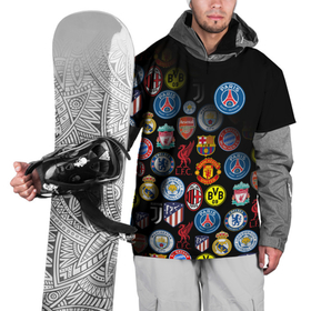 Накидка на куртку 3D с принтом PSG LOGOBOMBING в Белгороде, 100% полиэстер |  | Тематика изображения на принте: paris saint germain | psg | saint | sport | париж | псг | псж | спорт | футбол