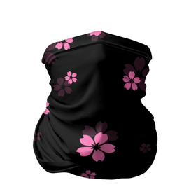 Бандана-труба 3D с принтом САКУРА ВИШНЯ  ЛЕПЕСТКИ , 100% полиэстер, ткань с особыми свойствами — Activecool | плотность 150‒180 г/м2; хорошо тянется, но сохраняет форму | chery | flowers | japan | roses | sakura | вишня | растения | розы | ромашка | сакура | тюльпаны | цветы | цветы сакуры | япония