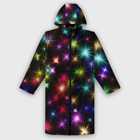 Дождевик унисекс 3D с принтом ПРАЗДНИЧНЫЕ ОГОНЬКИ в Ухте,  |  | christmas | lights | new year | stars | гирлянда | звезды | зима | новый год | огни | праздник | разноцветные | текстура | яркие