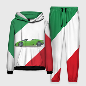 Мужской костюм 3D (с толстовкой) с принтом Lamborghini (Италия) ,  |  | Тематика изображения на принте: auto | car | cars | italia | italy | lamborghini | авто | автомобиль | италия | ламбо | ламборгини | машина | тачка