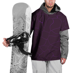 Накидка на куртку 3D с принтом Вишневые разломы в Курске, 100% полиэстер |  | Тематика изображения на принте: абстракция | геометрия | линии | мозаика | неон