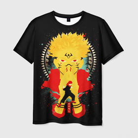 Мужская футболка 3D с принтом Сукуна   Король проклятий, Jujutsu Kaisen в Белгороде, 100% полиэфир | прямой крой, круглый вырез горловины, длина до линии бедер | jujutsu kaisen | аниме | двуликий | дзюдзюцу кайсэн | король проклятий | магическая битва | манга | сукуна