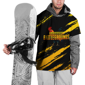 Накидка на куртку 3D с принтом Playerunknowns Battlegrounds: Петух. в Тюмени, 100% полиэстер |  | battle royal | playerunknowns battlegrounds | pubg | пабг | пубг