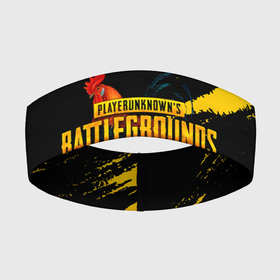 Повязка на голову 3D с принтом Playerunknowns Battlegrounds: Петух. в Петрозаводске,  |  | battle royal | playerunknowns battlegrounds | pubg | пабг | пубг