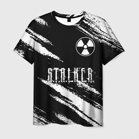 Мужская футболка 3D с принтом S.T.A.L.K.E.R. 2: Тени Чернобыля. в Новосибирске, 100% полиэфир | прямой крой, круглый вырез горловины, длина до линии бедер | Тематика изображения на принте: chernobyl | pripyat | shadow of chernobyl | stalker | stalker 2 | воля | меченый | припять | свобода | свобода воля | сталкер | сталкер 2 | тени чернобыля | чернобыль