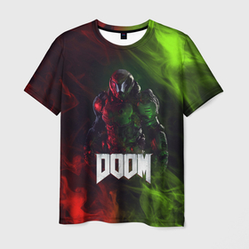 Мужская футболка 3D с принтом Doomguy | Doom , 100% полиэфир | прямой крой, круглый вырез горловины, длина до линии бедер | demons | devil | doom | doom eternal | doom slayer | doomguy | hell | slayer | ад | вега | демон | демоны | дум | думгай | икона греха | какодемон | манкубус | солдат рока | элементаль боли
