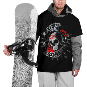 Накидка на куртку 3D с принтом Ганз энд роузес в Белгороде, 100% полиэстер |  | alternative | guns n roses | metall | music | rock | альтернатива | ганс энд росес | металл | музыка | пушки и розы | рок