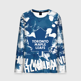 Мужской лонгслив 3D с принтом Торонто Мейпл Лифс, Toronto Maple Leafs , 100% полиэстер | длинные рукава, круглый вырез горловины, полуприлегающий силуэт | hockey | maple leafs | nhl | toronto | toronto maple leafs | usa | мейпл лифс | нхл | спорт | сша | торонто | торонто мейпл лифс | хоккей | шайба