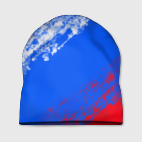 Шапка 3D с принтом Флаг РФ триколор , 100% полиэстер | универсальный размер, печать по всей поверхности изделия | бело сине красный | белосинекрасный | россия | рф | триколор | флаг