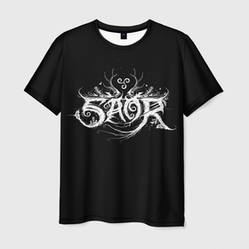 Мужская футболка 3D с принтом Saor в Новосибирске, 100% полиэфир | прямой крой, круглый вырез горловины, длина до линии бедер | atmospheric black metal | black metal | bm | metal | pagan bm | saor | атмосферный блэк | блэк металл | металл | саор