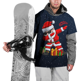 Накидка на куртку 3D с принтом SANTA DABBING в Новосибирске, 100% полиэстер |  | christmas | dab | dabbing | santa | дед мороз | елка | зима | новый год | подарок | рождество | санта | снег | снегурочка | снежинка