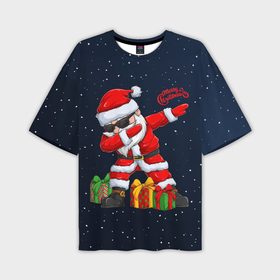 Мужская футболка OVERSIZE 3D с принтом SANTA DABBING ,  |  | Тематика изображения на принте: christmas | dab | dabbing | santa | дед мороз | елка | зима | новый год | подарок | рождество | санта | снег | снегурочка | снежинка