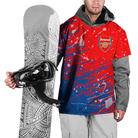 Накидка на куртку 3D с принтом Arsenal: Фирменные цвета. в Екатеринбурге, 100% полиэстер |  | arsenal | fc | football | football club | sport | арсенал | спорт | спортивные | униформа | фирменные цвета | фк | футбол | футбольный клуб