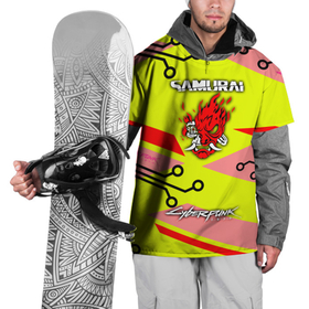 Накидка на куртку 3D с принтом Cyberpunk 2077 Киберматрица. в Тюмени, 100% полиэстер |  | cd project red | cyberpunk 2077 | keanu reeves | samurai | киану ривз | киберпанк 2077 | самураи