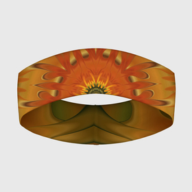Повязка на голову 3D с принтом Осеннее солнце. Абстракция. в Санкт-Петербурге,  |  | abstraction | autumn | fractal | orange | round | sun | абстракция | круглый | оранжевый | осенний | солнце | фрактал