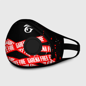 Маска из неопрена с принтом GARENA FREE FIRE RED OFF LINE STYLE в городе Новоалтайск, неопрен 100% | Форма огибающая нос. Резинки для ушей с дополнительной резинкой на затылке. Клапан для выдоха для активного дыхания при занятиях спортом. Эластичный материал маски и окантовки для лучшего растяжения и прилегания маски.  | Тематика изображения на принте: free fire | freefire | garena | garena free fire | гарена | гарена фри фаер | фри фаер | фрифаер