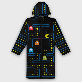 Дождевик унисекс 3D с принтом Пиксельный Пакман в городе Новоалтайск,  |  | pacman | пакман | пиксел | пиксельный пакман | пэкмэн