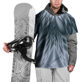 Накидка на куртку 3D с принтом Лучи. Абстракция. в Тюмени, 100% полиэстер |  | fractal | geometric | gray | lines | pattern | rays | геометричный | геометрия | линии | лучи | серый | узор | фрактал
