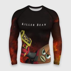 Мужской рашгард 3D с принтом Убить Боба ,  |  | killer bean | killer bean forever | бобтаун | кофейный боб