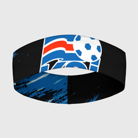 Повязка на голову 3D с принтом KSI ICELAND   сборная. в Курске,  |  | fc | football | iceland | ksi | исландия | кси | сборная исландии | спорт | спортивные | фирменные цвета | фк | футбол | футбольный клуб