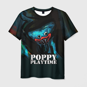 Мужская футболка 3D с принтом Poppy Playtime ХАГГИ ВАГГИ | Поппи плейтайм в Екатеринбурге, 100% полиэфир | прямой крой, круглый вырез горловины, длина до линии бедер | poppy playtime | игра | кукла | монстр | плэйтайм | попи плей тайм | попи плэй тайм | попиплейтам | попиплэйтайм | поппи плейтайм | поппиплэйтайм | хагги вагги | хаги ваги | хоррор