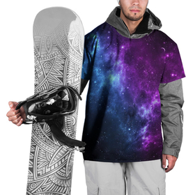 Накидка на куртку 3D с принтом NEON GALAXY | НЕОНОВЫЙ КОСМОС в Екатеринбурге, 100% полиэстер |  | colors | galaxy | paints | space | star nebula | stars | texture | абстракция | брызги | вселенная | галактика | звезда | звезды | космический | краски | планеты | текстуры