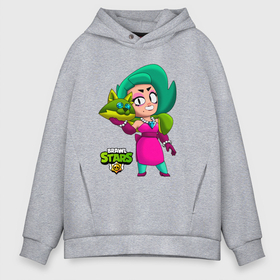 Мужское худи Oversize хлопок с принтом LOLA BRAWLSTARS в Санкт-Петербурге, френч-терри — 70% хлопок, 30% полиэстер. Мягкий теплый начес внутри —100% хлопок | боковые карманы, эластичные манжеты и нижняя кромка, капюшон на магнитной кнопке | brawl | brawl stars | brawlstars | lola | бравл | бравлстарс | лола | лоли | разрушитель