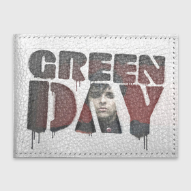 Обложка для студенческого билета с принтом Green day on wall в Петрозаводске, натуральная кожа | Размер: 11*8 см; Печать на всей внешней стороне | Тематика изображения на принте: alternative | green day | greenday | music | punk | punkrock | rock | альтернатива | грин дэй | гриндэй | музыка | панк | панкрок | рок