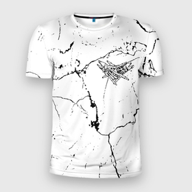 Мужская футболка 3D Slim с принтом velialsquad трещины, в Новосибирске, 100% полиэстер с улучшенными характеристиками | приталенный силуэт, круглая горловина, широкие плечи, сужается к линии бедра | pharaoh | velial | velial squad | velialsquad | велиал сквад