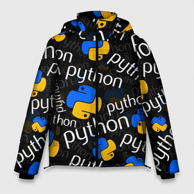 Мужская зимняя куртка 3D с принтом PYTHON   ПАЙТОН   ПИТОН   УЗОР в Петрозаводске, верх — 100% полиэстер; подкладка — 100% полиэстер; утеплитель — 100% полиэстер | длина ниже бедра, свободный силуэт Оверсайз. Есть воротник-стойка, отстегивающийся капюшон и ветрозащитная планка. 

Боковые карманы с листочкой на кнопках и внутренний карман на молнии. | big data | hacker | it | pattern | python | snake | айти | база данных | взлом | змея | искусственный интелект | кодер | нейросети | пайтон | питон | прогер | программирование | программист | разработчик | узор | хакер