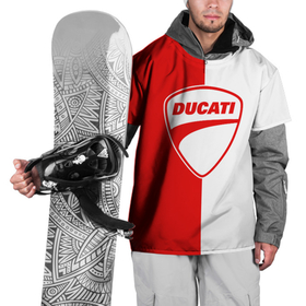 Накидка на куртку 3D с принтом DUCATI WHITE RED STYLE LOGO в Тюмени, 100% полиэстер |  | ducati | italy | moto | motocycle | racing | sport | дукати | италия | мото | мотоспорт | мотоцикл | рейсинг | спорт