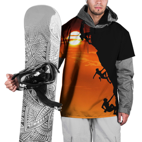 Накидка на куртку 3D с принтом СКАЛОЛАЗЫ В ЗАКАТЕ в Тюмени, 100% полиэстер |  | Тематика изображения на принте: mounting | shadow | sun | альпинизм | горы | закат | природа | скалолаз | солнце | спорт | тень
